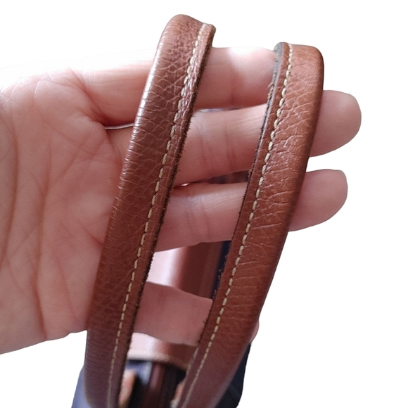 Longchamp Small Purple & Navy Shoulder Tote Bag - Picture 12 of 16